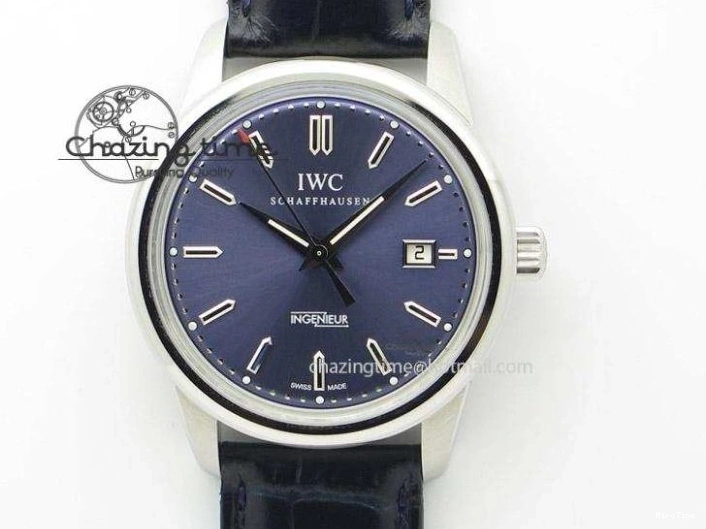 MIROTIME 0108 Affordable Mark XVII IW326501 FKF 1:1 Best Edition Black Dial on Black Leather Strap 7131